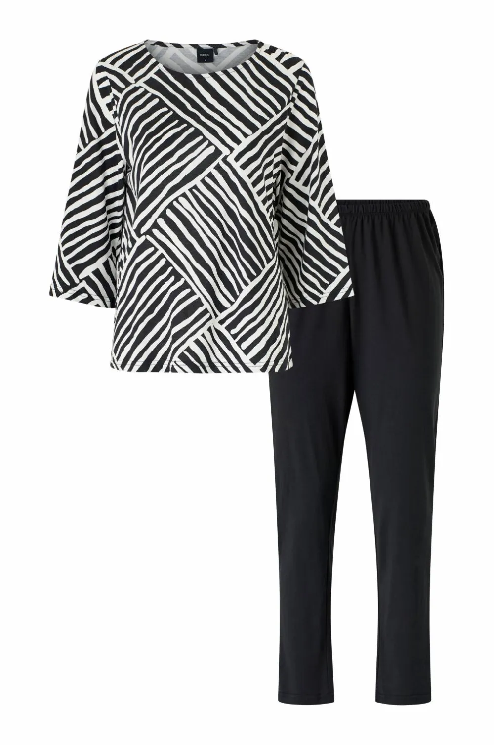 Nanso Pyjamassæt Kaisli Black New
