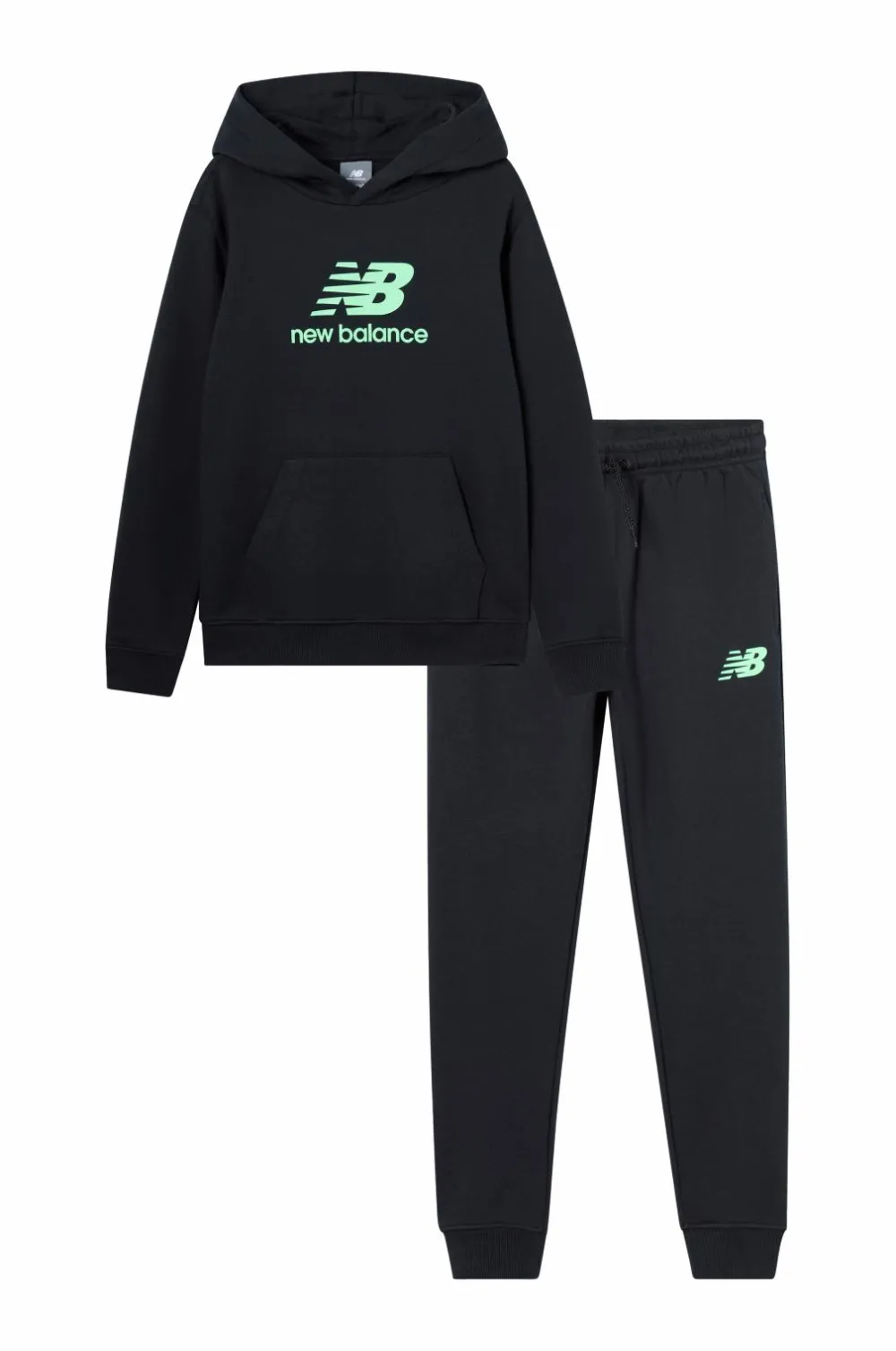 New Balance Sæt Til Børn>Sæt FT Stacked Logo Hoodie & Jog Nb caviar
