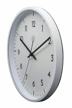 NeXtime Vægur Easy Big 30 cm Hvid/Hvid Clearance