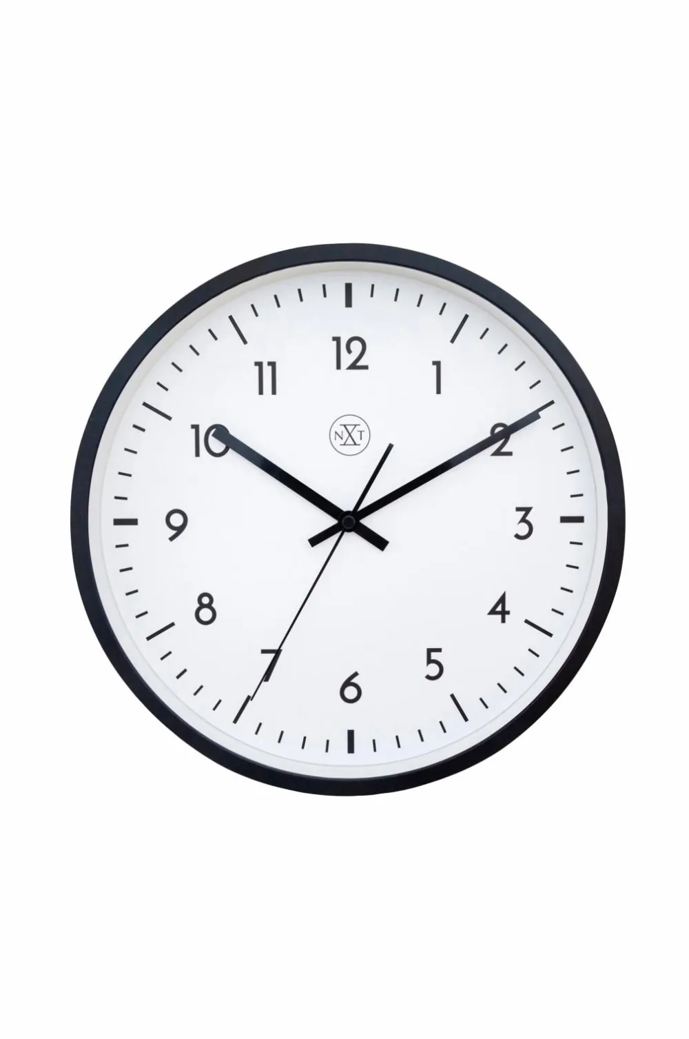 NeXtime Vægur Easy Big 30 cm Sort/hvid Online