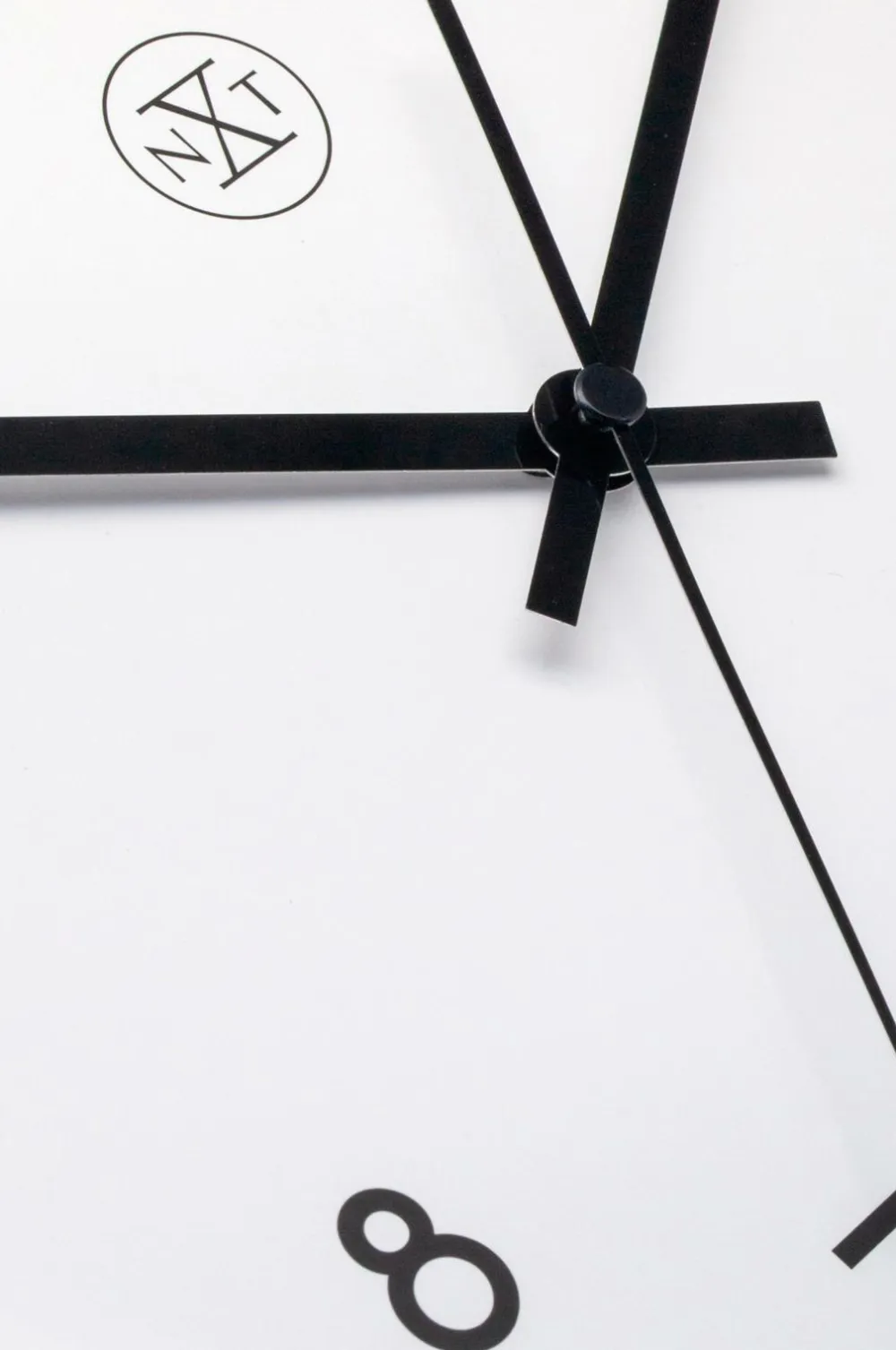 NeXtime Vægur Easy Big 30 cm Sort/hvid Online