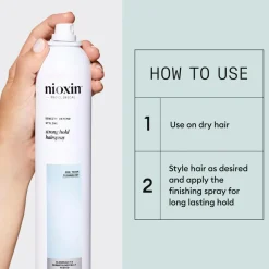 Nioxin Strong Hold Hairspray 300 Ml No Color Sale