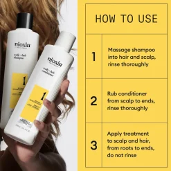 Nioxin System 1 Trial Kit No Color Hot