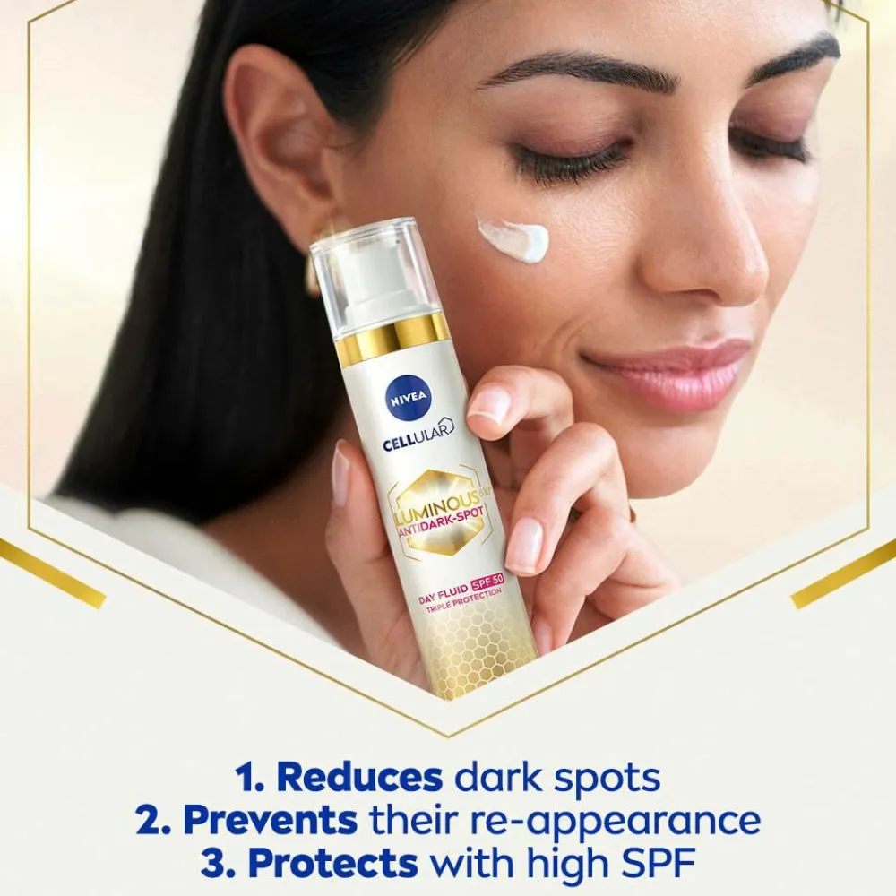 Nivea Ansigtspleje>Ansigtscreme Cellular Luminous 630 Anti Dark-Spot Day Fluid SPF50 40 ml