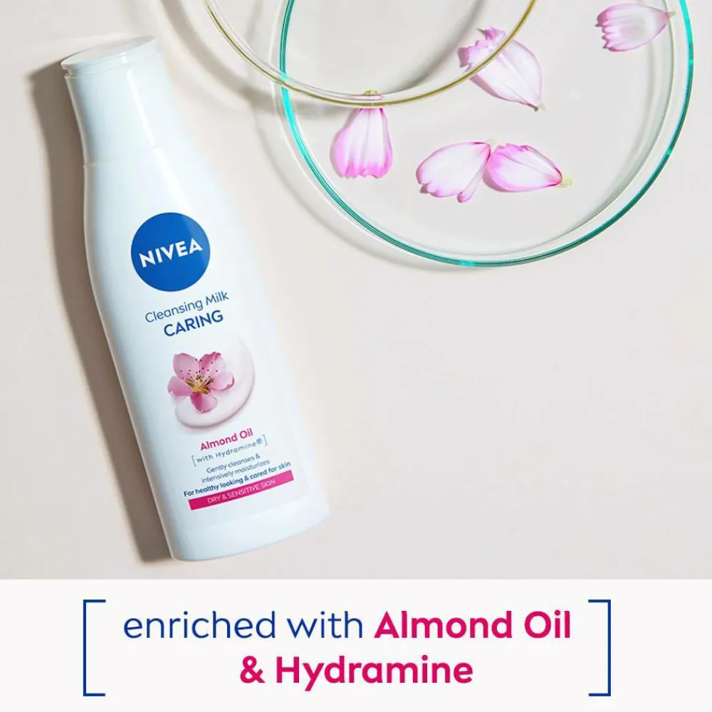 Nivea Ansigtsrens Cleansing Milk Caring 200 ml Outlet
