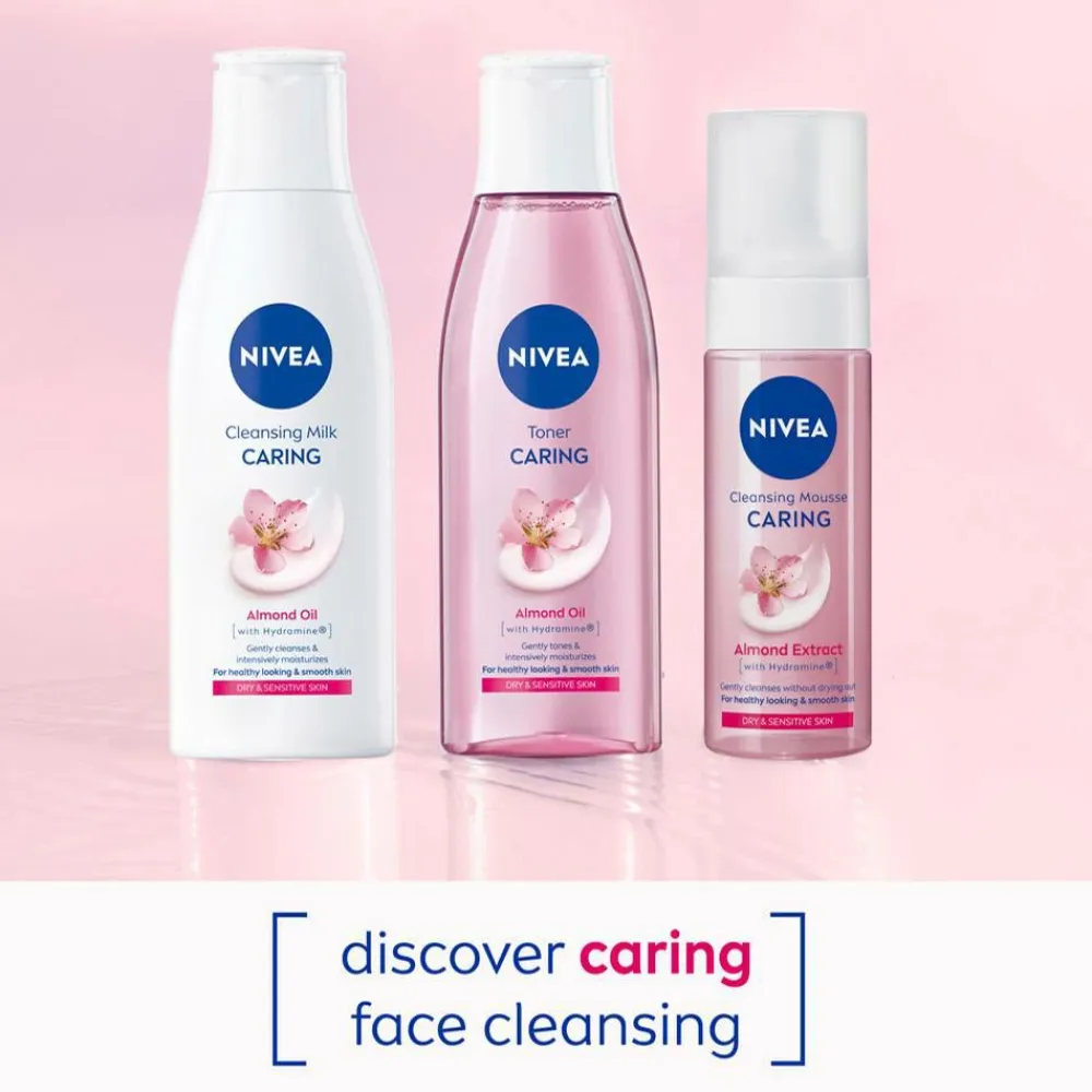 Nivea Ansigtsvand Toner Caring 200 ml Clearance