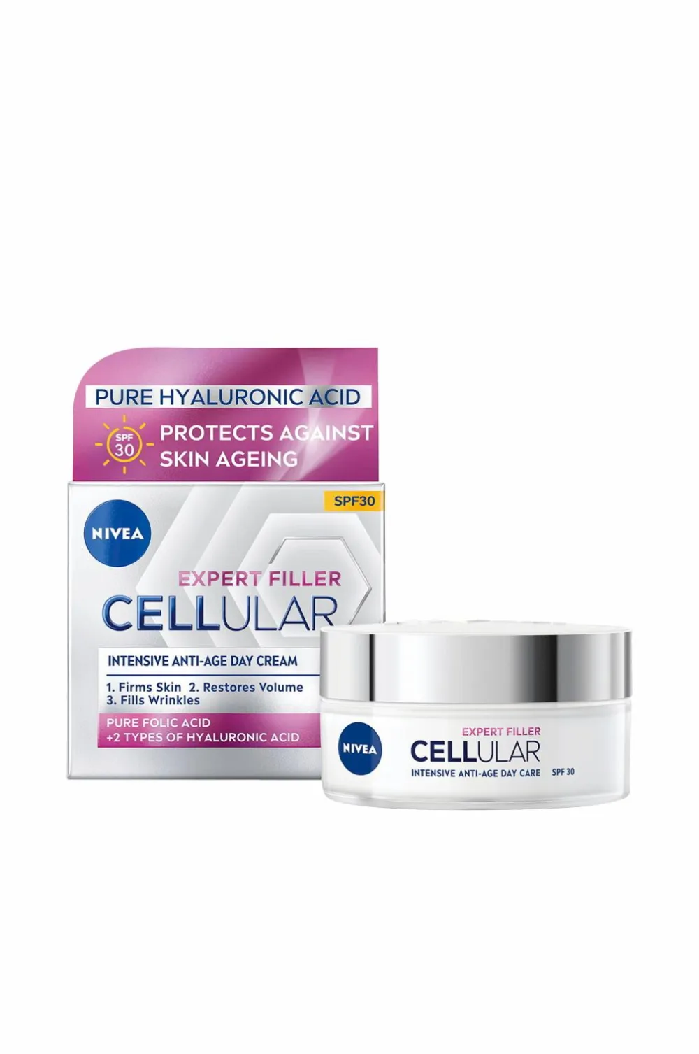 Nivea Cellular Expert Filler Intensive Anti-Age Day Cream SPF30 50Ml No Color Clearance