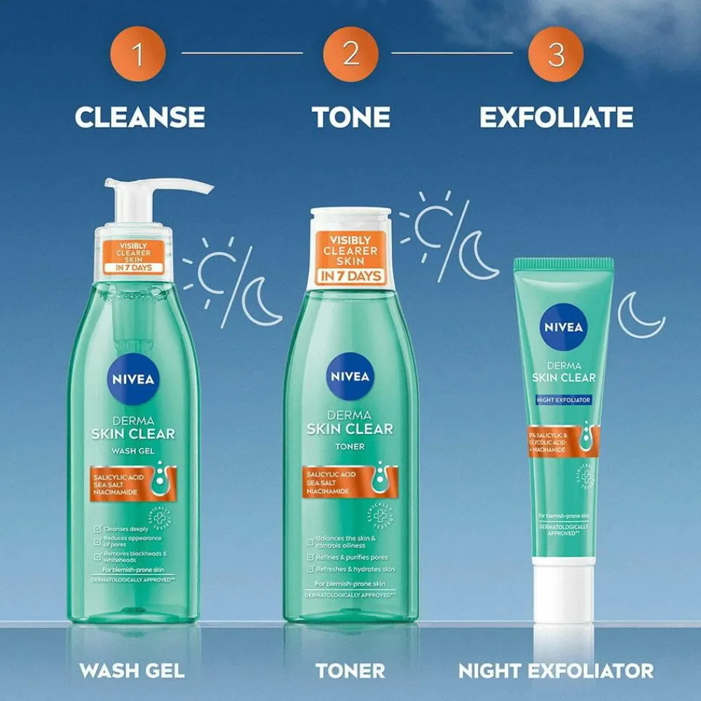 Nivea Ansigtspleje>Derma Activate Night Exfoliator