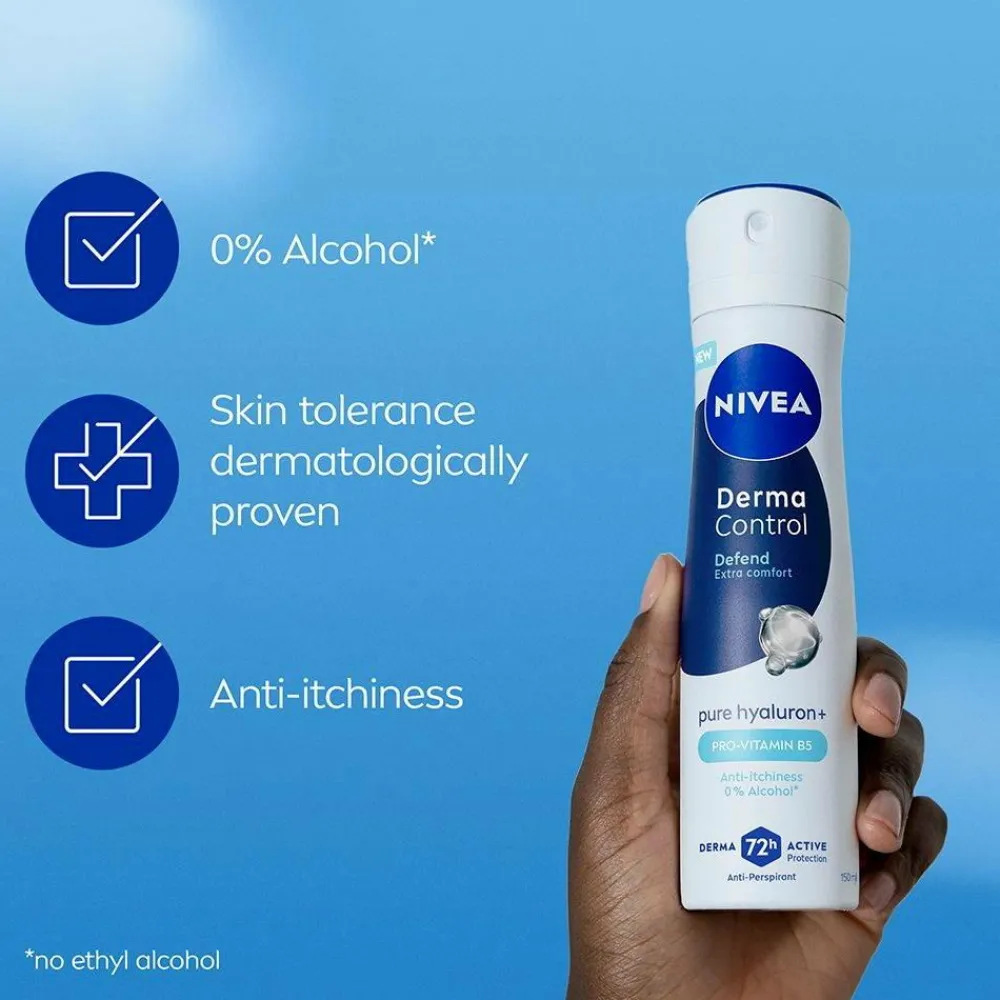 Nivea Kropspleje>Derma Control Defend Spray 150 Ml No Color