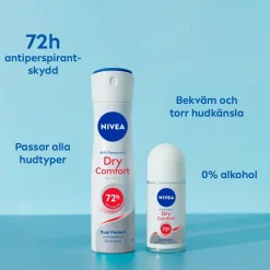 Nivea Kropspleje>Dry Comfort Roll On 50 ml