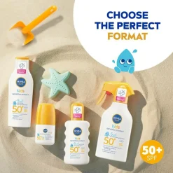 Nivea Kids Sensitive Sun Roll On Spf 50+ 50Ml No Color Hot