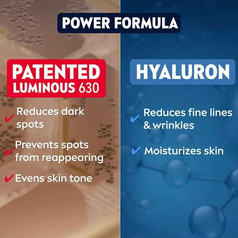 Nivea Ansigtspleje|Ansigtspleje>Luminous Anti-age Power 2 in 1 Moisturiser Spf30 50 ml