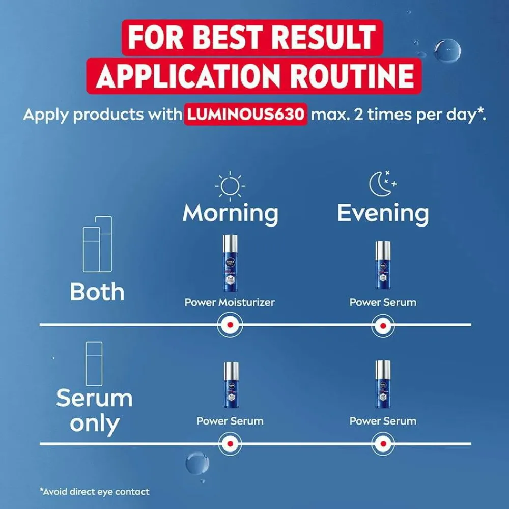 Nivea Ansigtspleje|Ansigtspleje>Luminous Anti-age Power 2 in 1 Moisturiser Spf30 50 ml