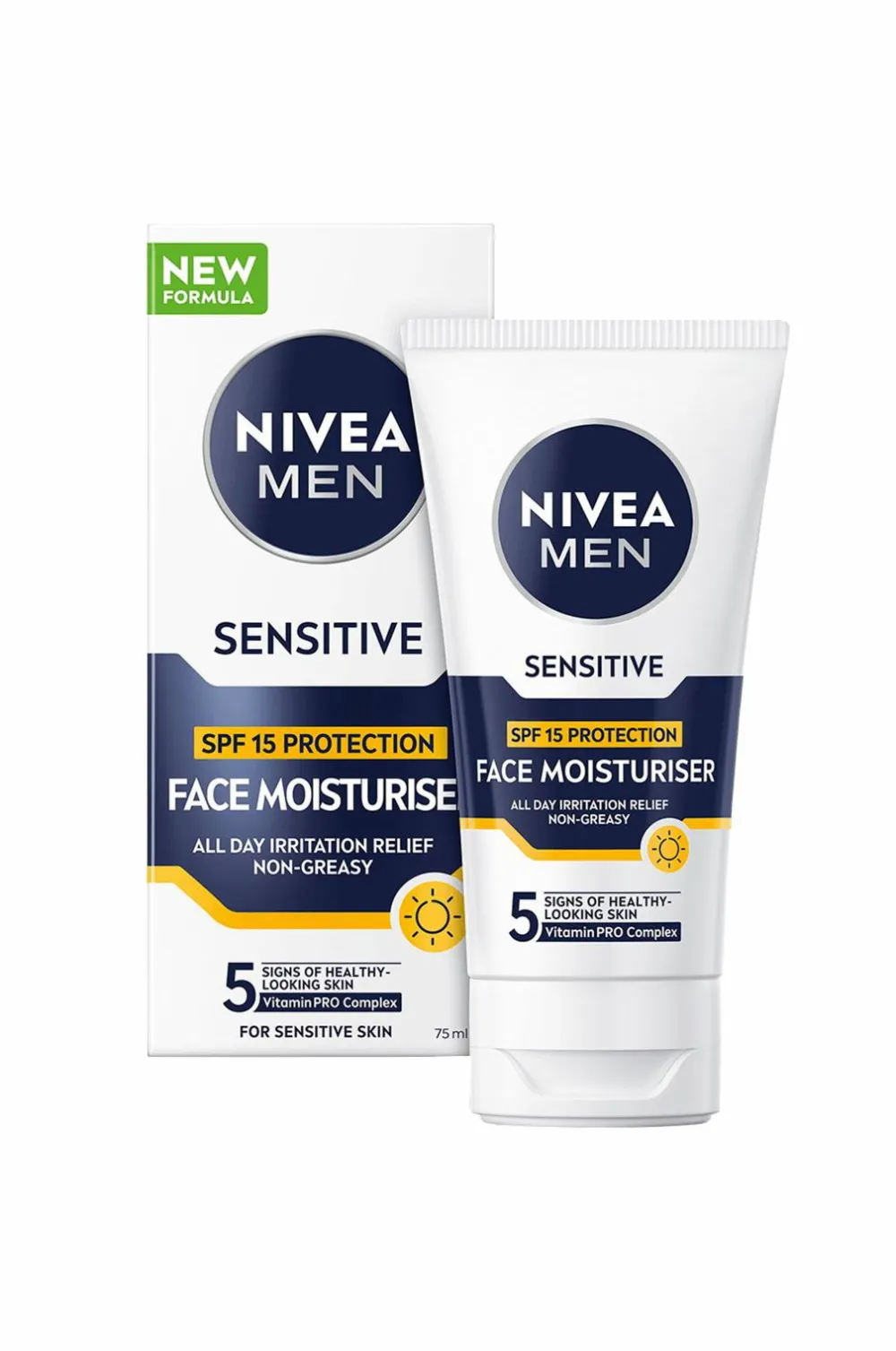 Nivea Ansigtspleje|Ansigtspleje>Men Sensitive Moisturiser SPF15 75 ml No color