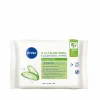 Nivea Ansigtspleje>Naturally Good Wipes 25 stk.