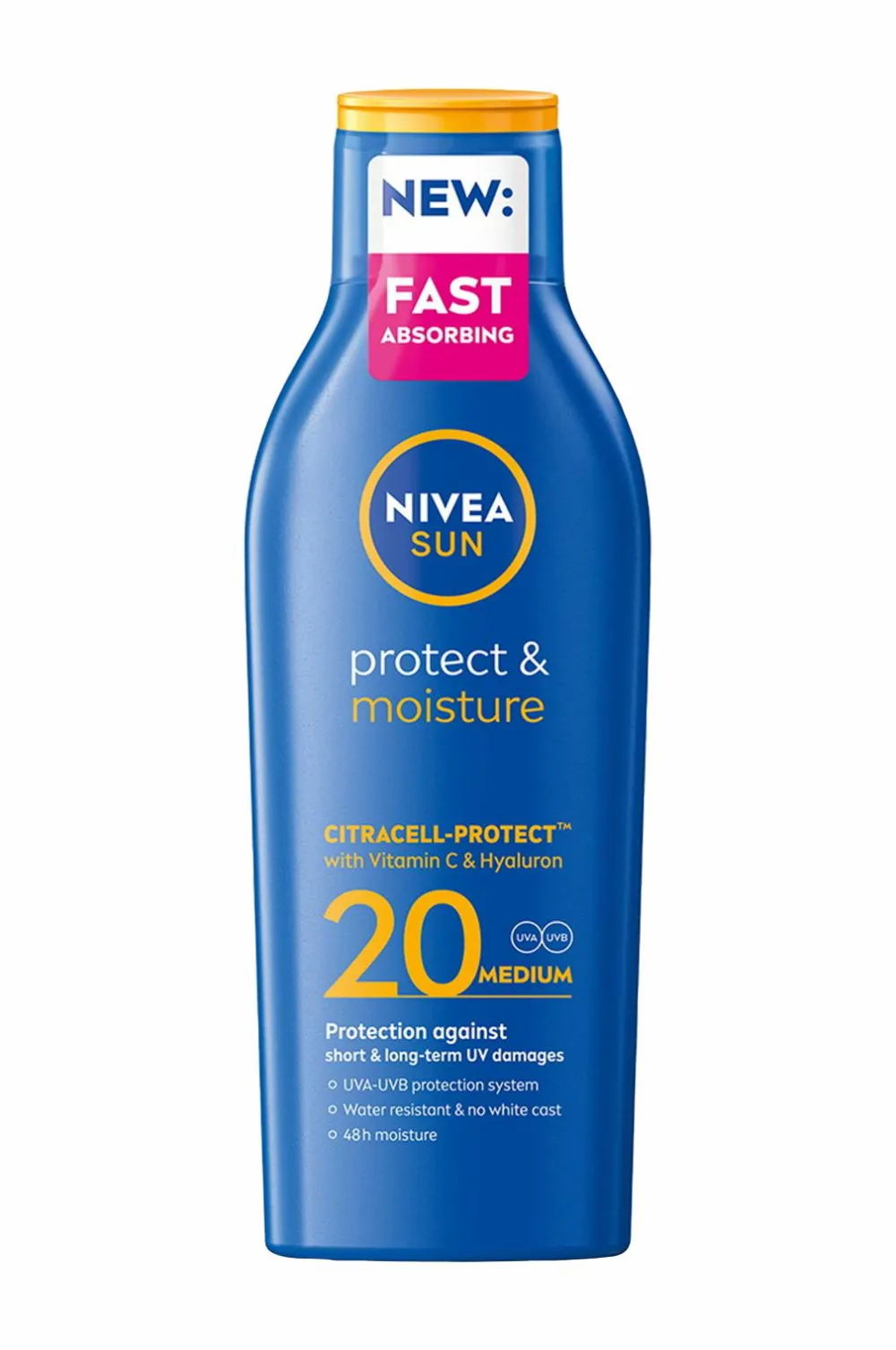 Nivea Protect & Moisture Sun Lotion SPF 20 200 ml Discount