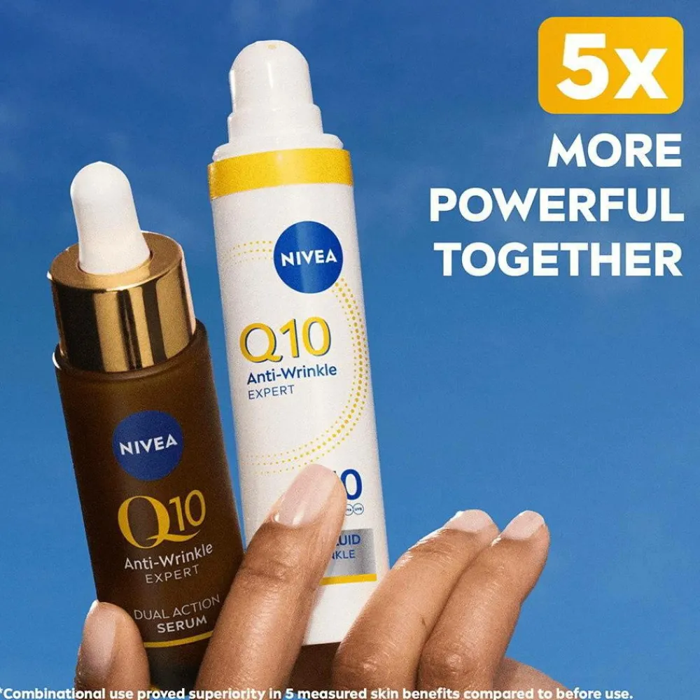 Nivea Ansigtspleje>Q10 Anti-Wrinkle Expert Daily UV Fluid SPF50 40Ml No Color