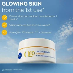 Nivea Q10 Energy Day Cream Spf 15 50Ml No Color