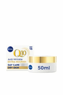 Nivea Ansigtspleje>Q10 Extra Nourish Day Cream Spf 15 50ml No color