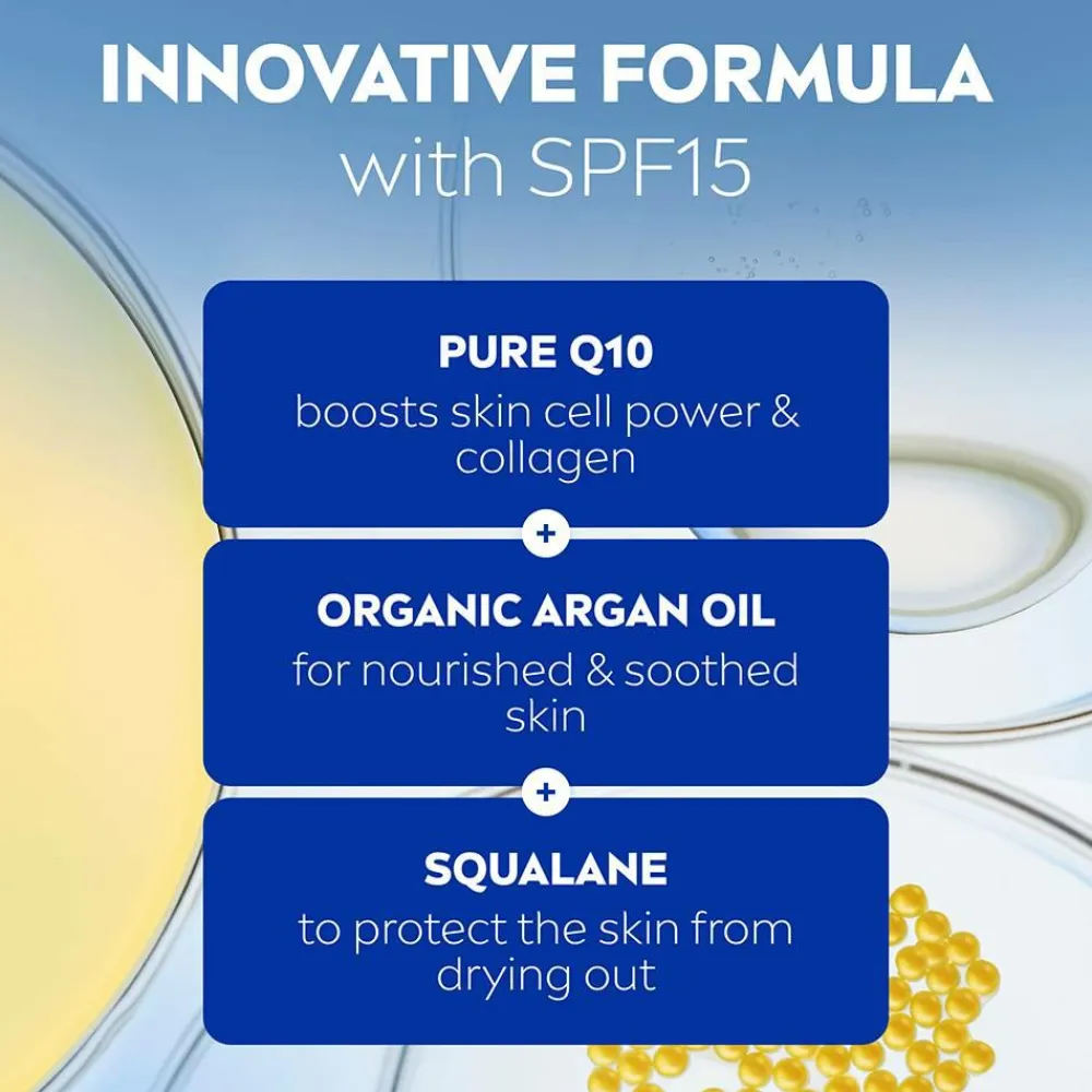 Nivea Ansigtspleje>Q10 Extra Nourish Day Cream Spf 15 50ml No color