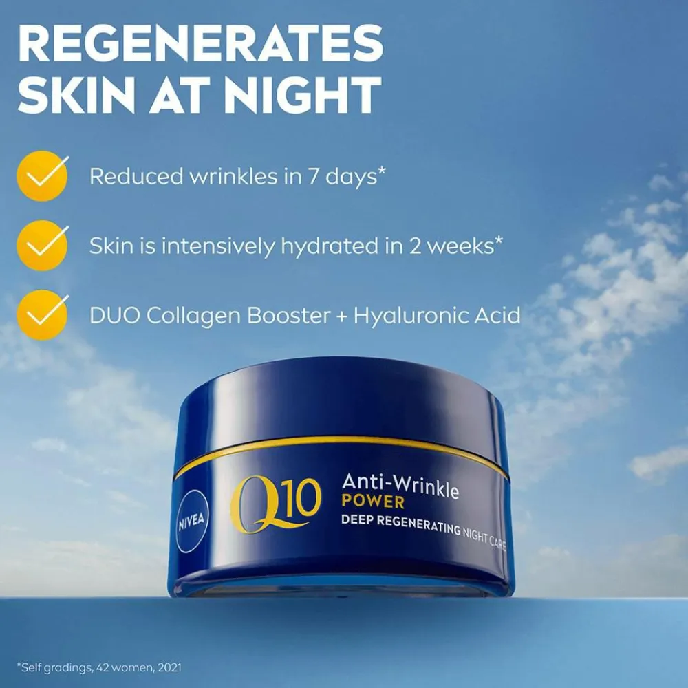 Nivea Ansigtspleje>Q10 Power Night Cream 50 ml No color