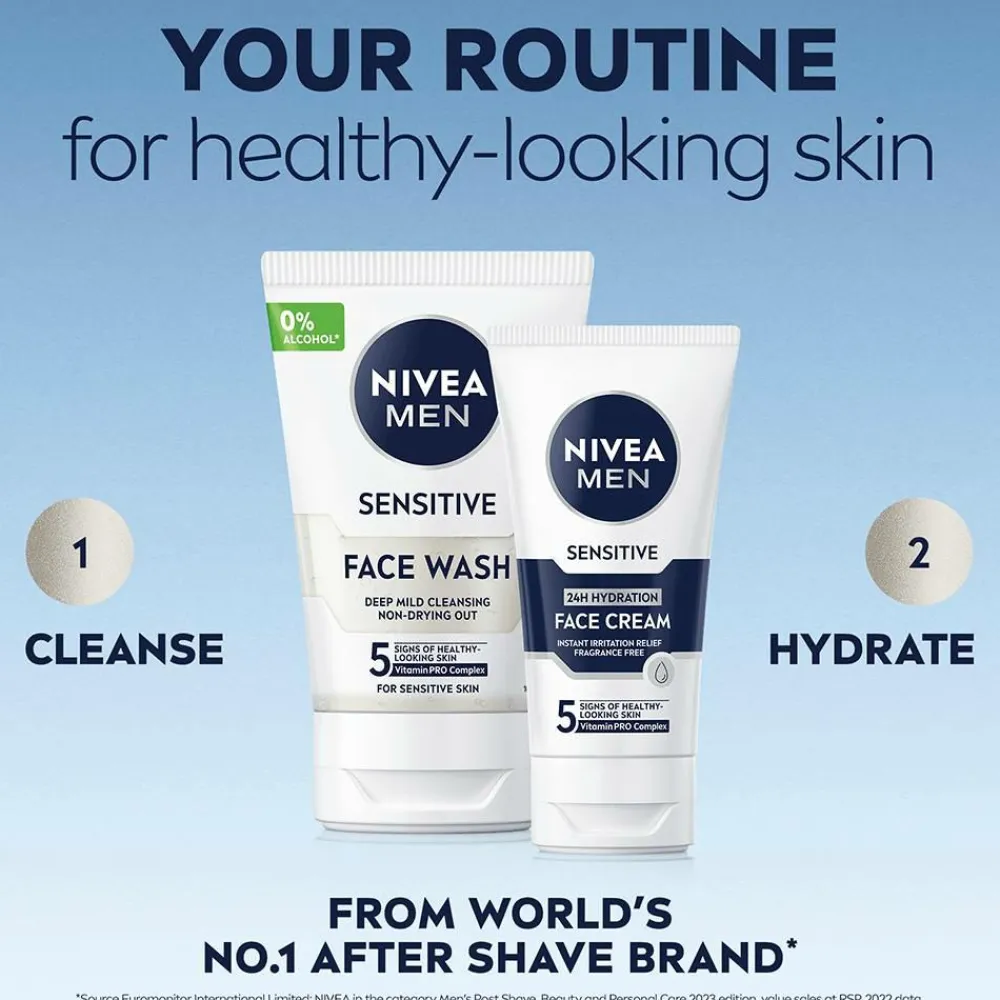 Nivea Sensitive Mosituriser Face Cream 75 ml No color