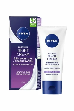 Nivea Sensitive Night Cream Tube 50 Ml No Color Discount
