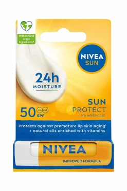 Nivea Sun Protect Læbepomade Ingen farve Outlet