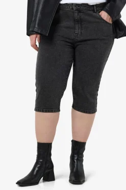 Noisy May Jeans nmTexas NW Skinny Long Capri Cur Black denim Outlet