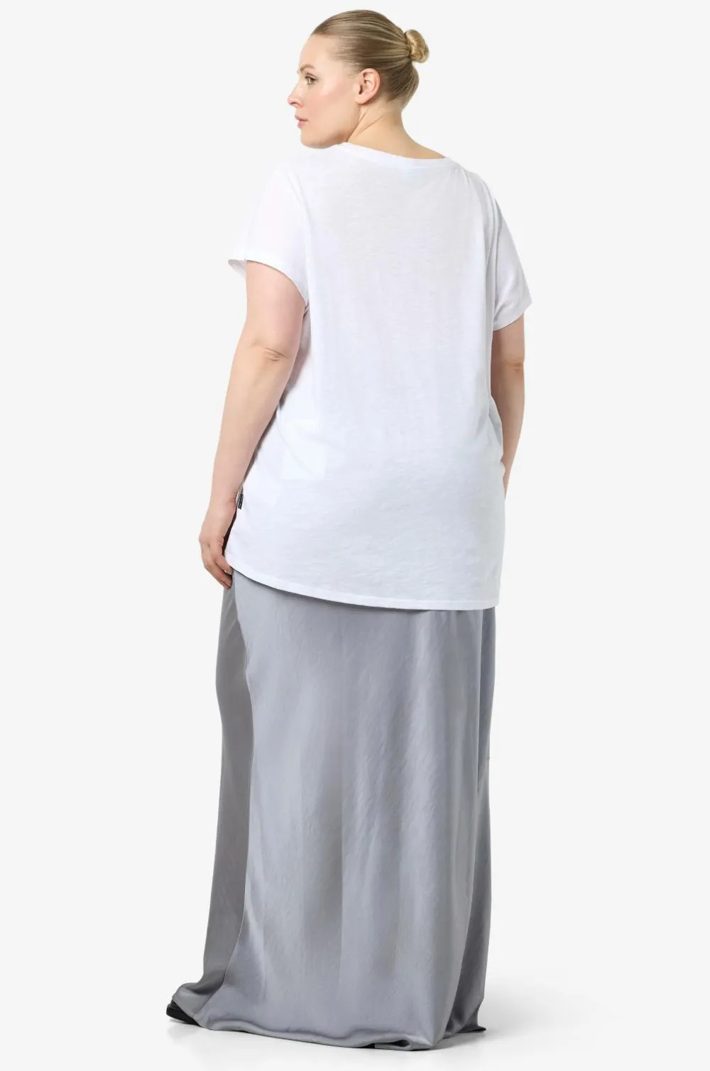 Noisy May Curve Nederdele>Maxi nederdel nmSasha NW Maxi Skirt Ghost gray