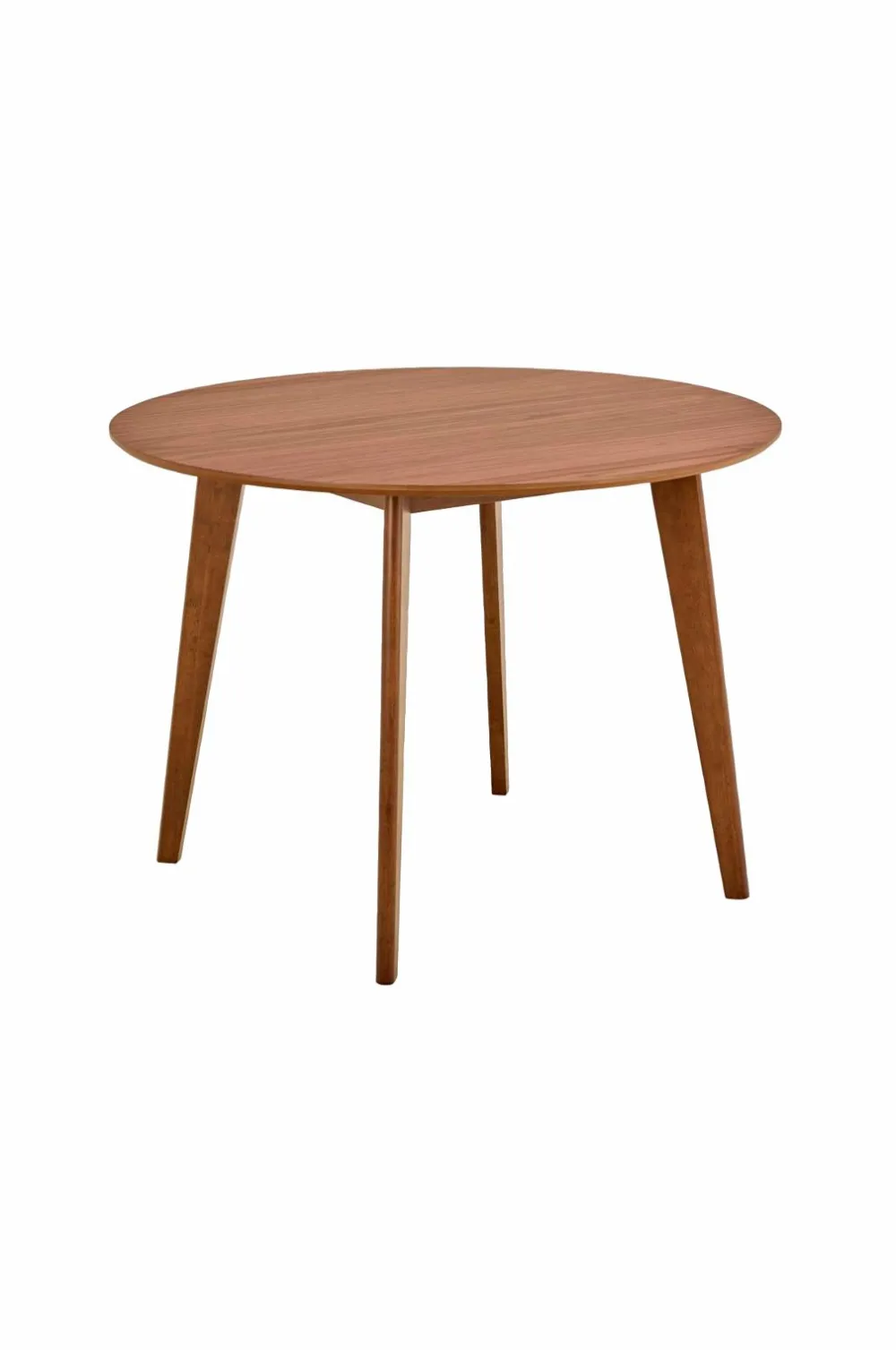 NORDFORM Roxby spisebordssæt med bord og 4 stole, 105x105x76 cm mat valnød 41088 Discount