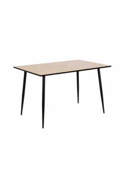 NORDFORM Wilma rektangulært spisebordssæt 120x80x75 cm mat hvidvasket vild eg 40279 New