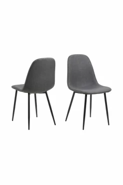 NORDFORM Wilma rektangulært spisebordssæt 120x80x75 cm mat hvidvasket vild eg 40279 New
