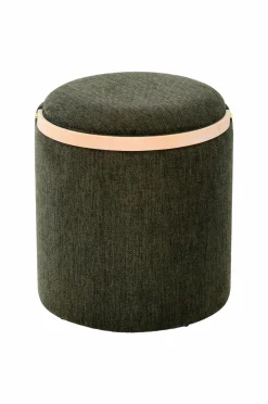 Nordic Furniture Group Puf med opbevaring Lykke Grøn