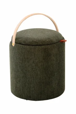 Nordic Furniture Group Puf med opbevaring Lykke Grøn