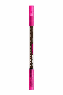 NYX Professional Makeup Powder Louder Brow Pencil 08 Deep Brown New