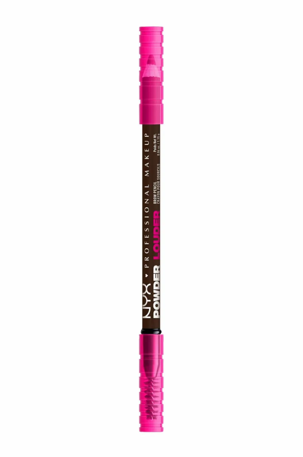 NYX Professional Makeup Powder Louder Brow Pencil 08 Deep Brown New