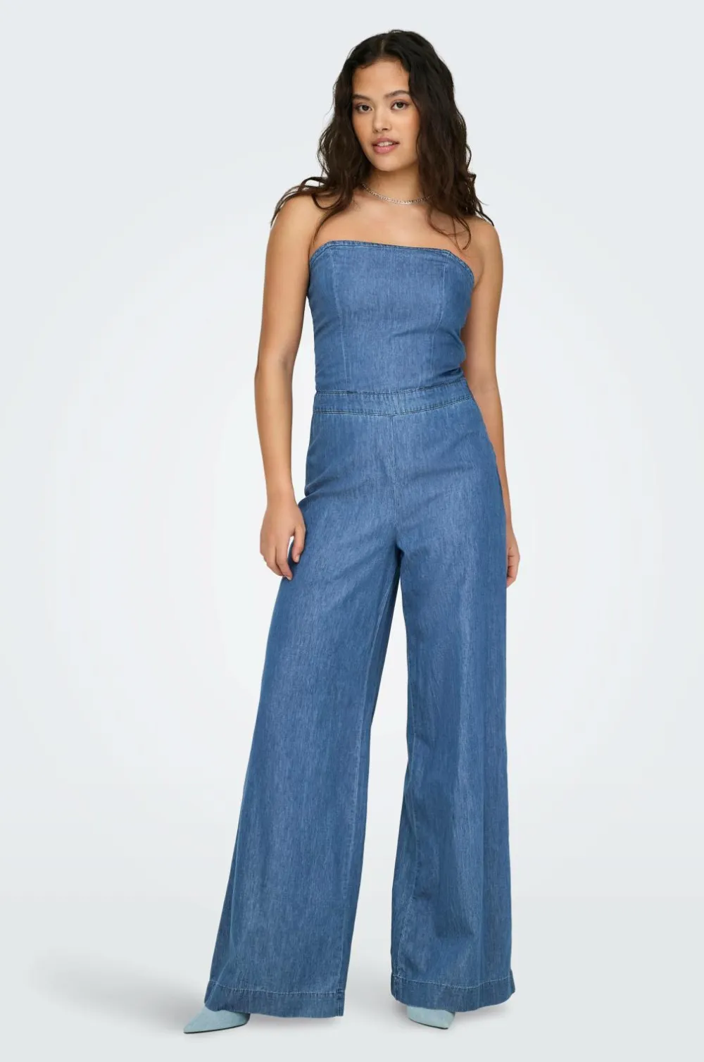 Only Jumpsuits & Buksedragter>Buksekjole onlAkia Bea SL Dnm Jumpsuit BJ Medium blue denim
