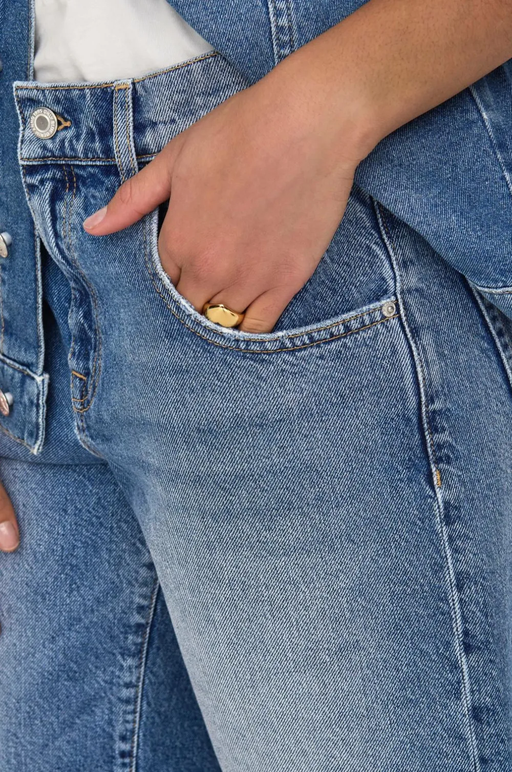 Only Shorts>Denimshorts onlMate Reg Baggy Long Shorts Dnm N Medium blue denim