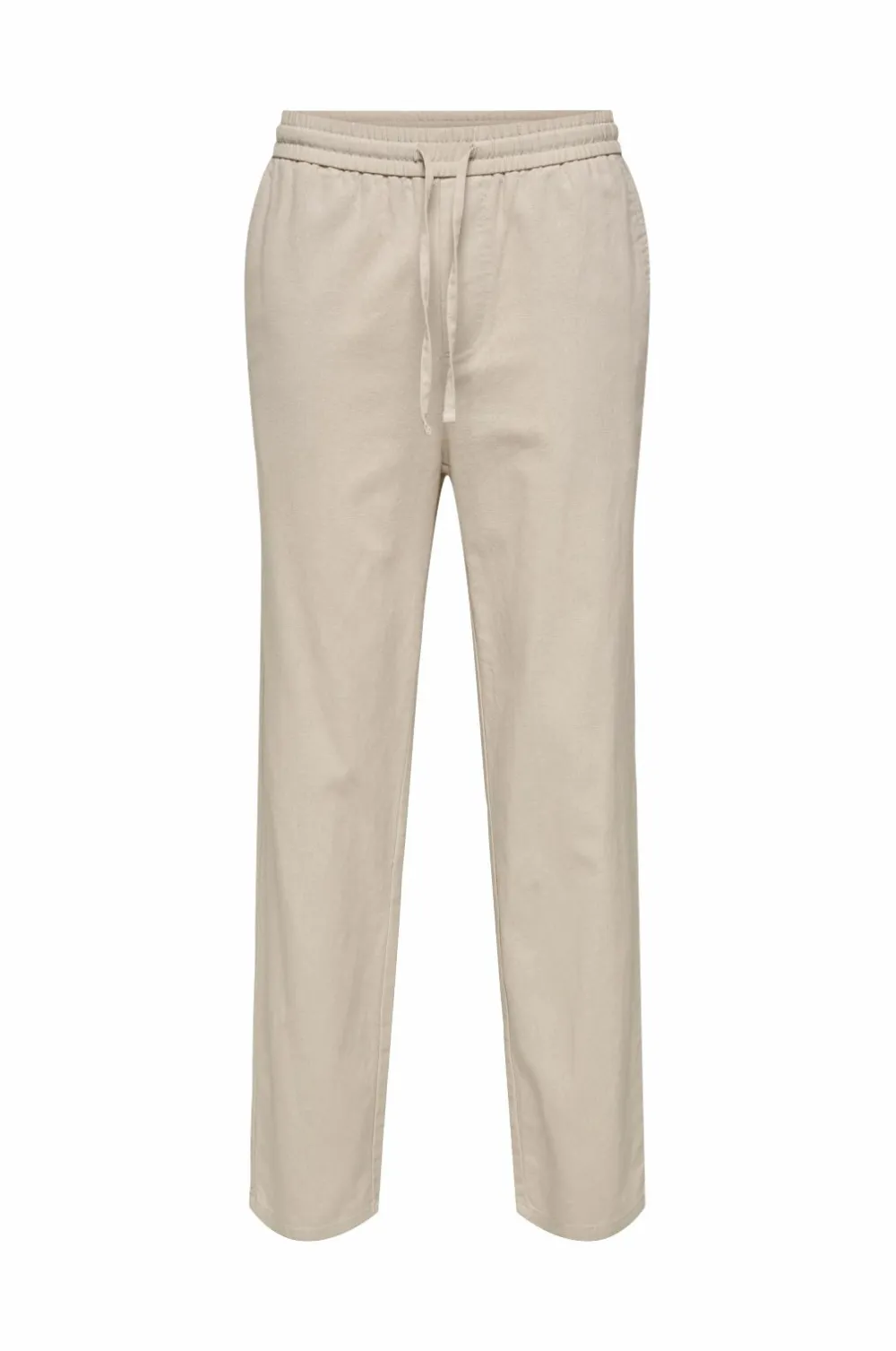 ONLY & SONS Bukser>Bukser onsSinus Loose 0007 Cot Lin Pant Silver lining