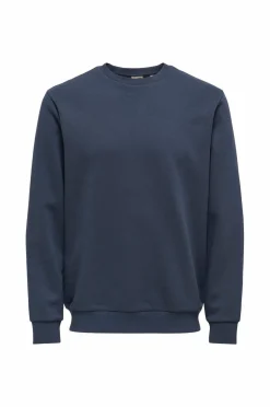 ONLY & SONS Sweatshirt onsCeres Life Crew Neck Blue nights Discount