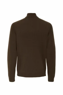 ONLY & SONS Trøje onsEdward Reg 7 Wool Half Zip Knit Demitasse Hot