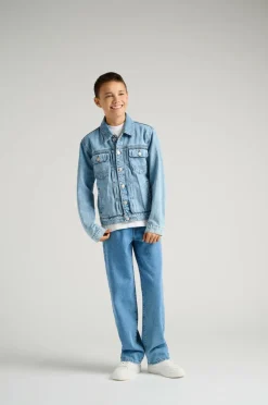 ONLY & SONS JUNIOR Cowboyjakke osjDuke LB 2847 Tai Light blue denim Outlet