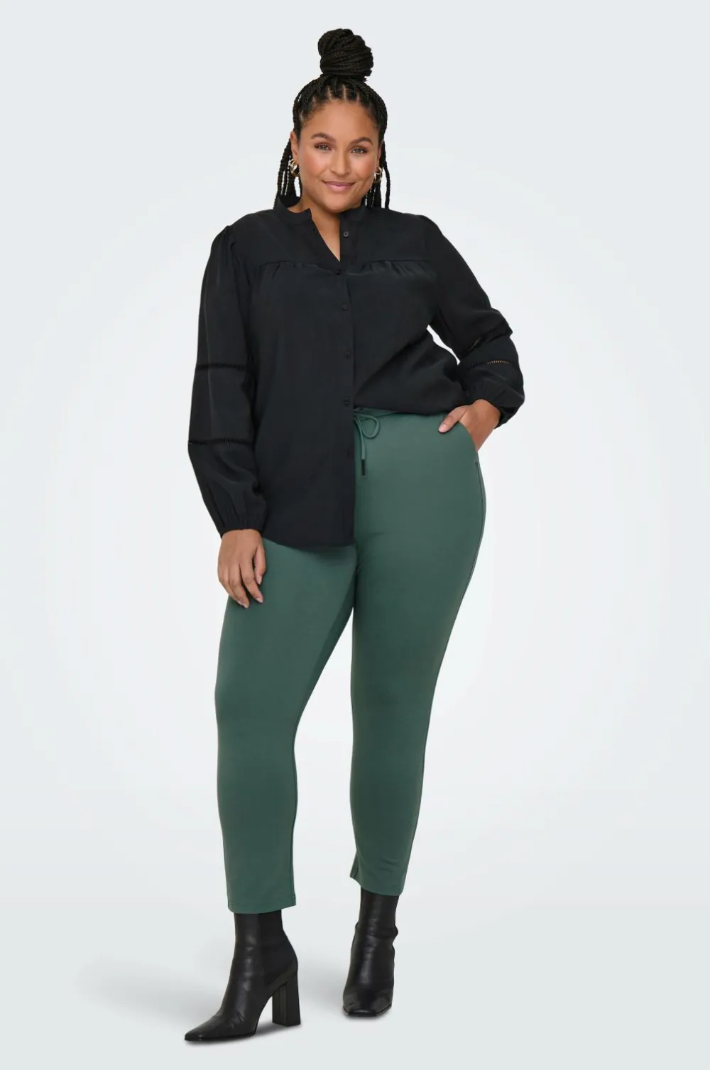 Only Carmakoma Bukser carGoldtrash Classic Dark forest Clearance