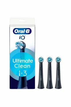 Oral B Tandpleje>Børstehoved iO Ultimate Clean Black 3-pak No color