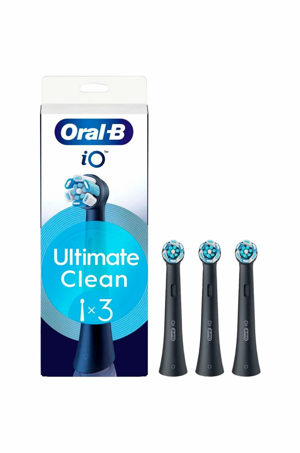 Oral B Tandpleje>Børstehoved iO Ultimate Clean Black 3-pak No color