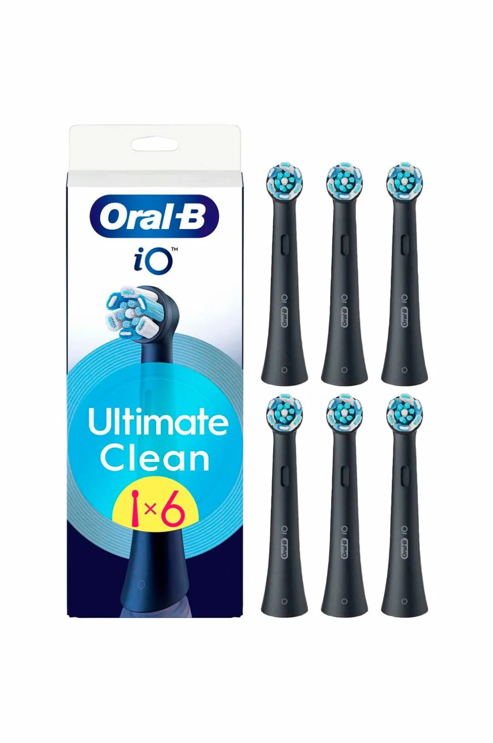 Oral B Børstehoved iO Ultimate Clean Black 6-pak No color Sale