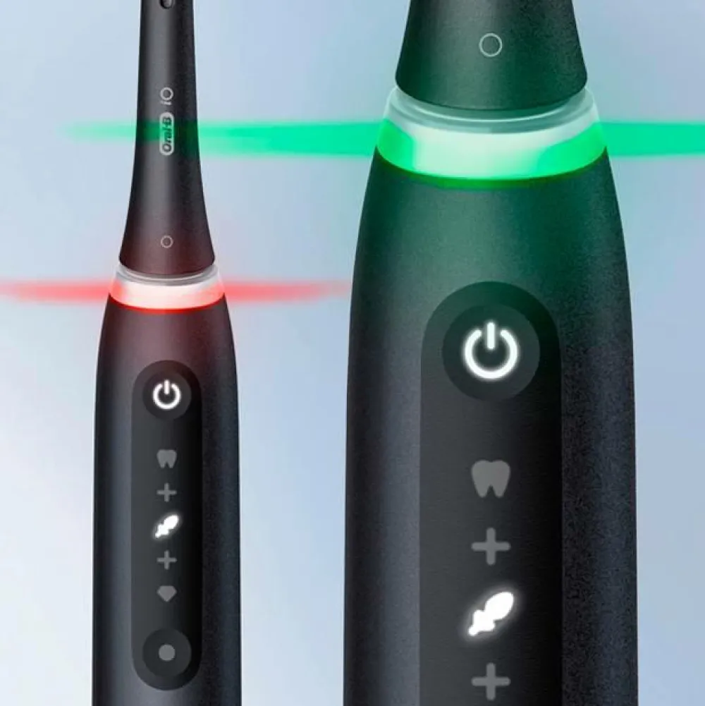 Oral B Tandpleje>Eltandbørste iO5 Duo Black UCB / White SC
