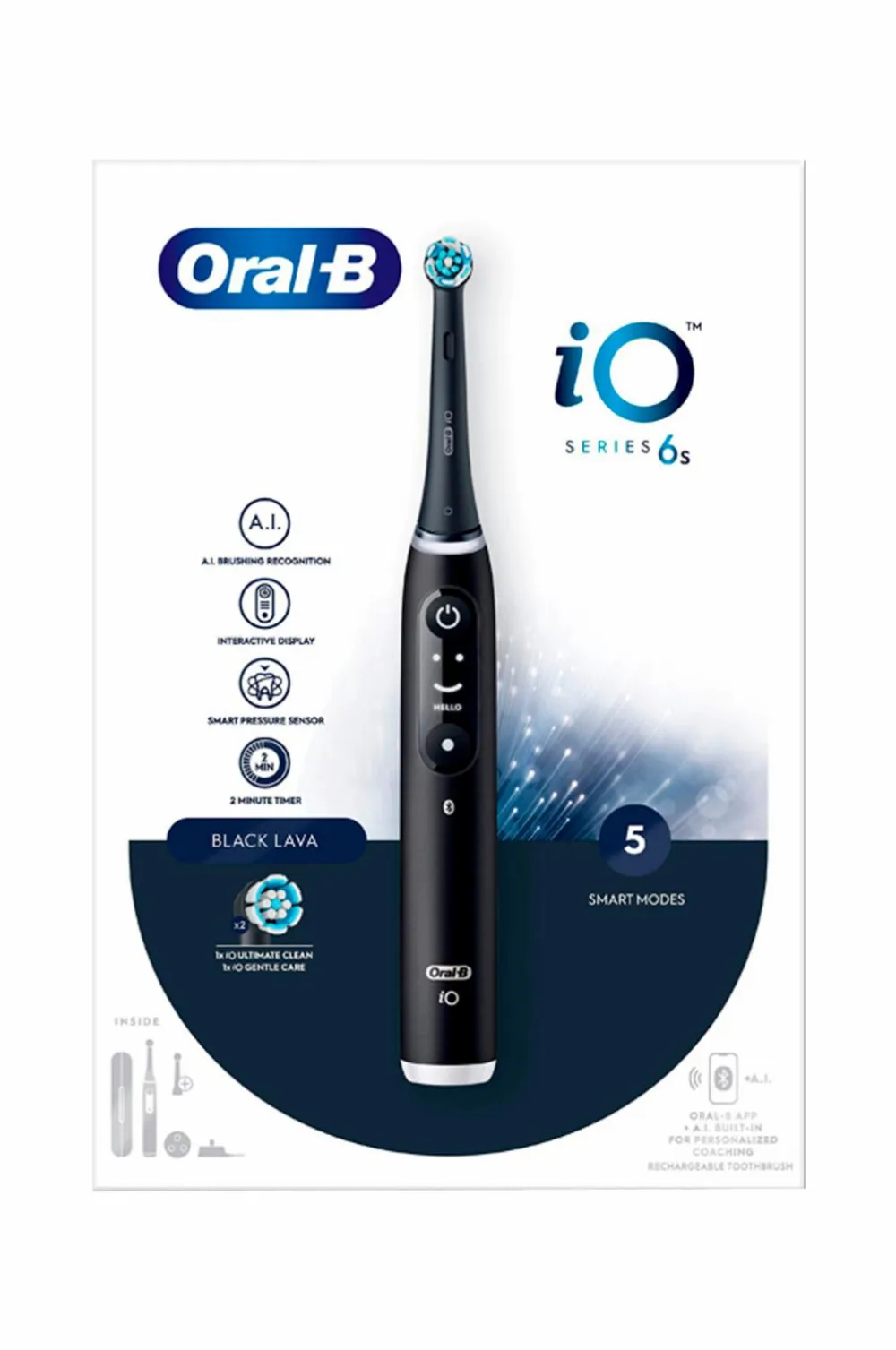 Oral B Tandpleje>Eltandbørste iO6S Black Lava