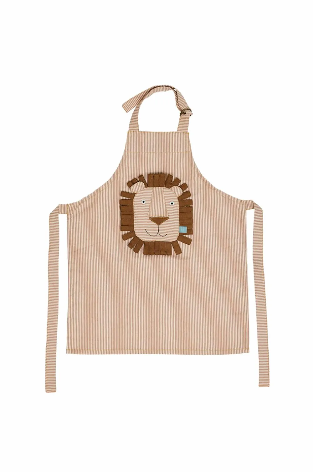 OYOY Living Design Forklæde Striped Demin Lion Karamel